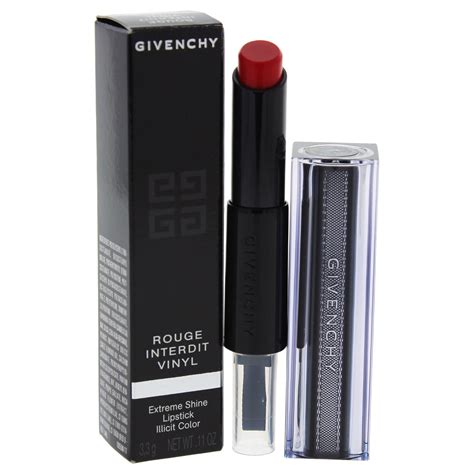 givenchy interdit gloss|Givenchy rouge interdit lipstick.